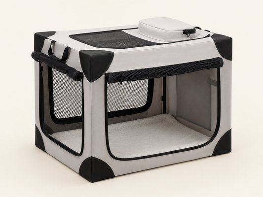 Pfotenquelle Ruhebox – Faltbare Auto-Hundebox